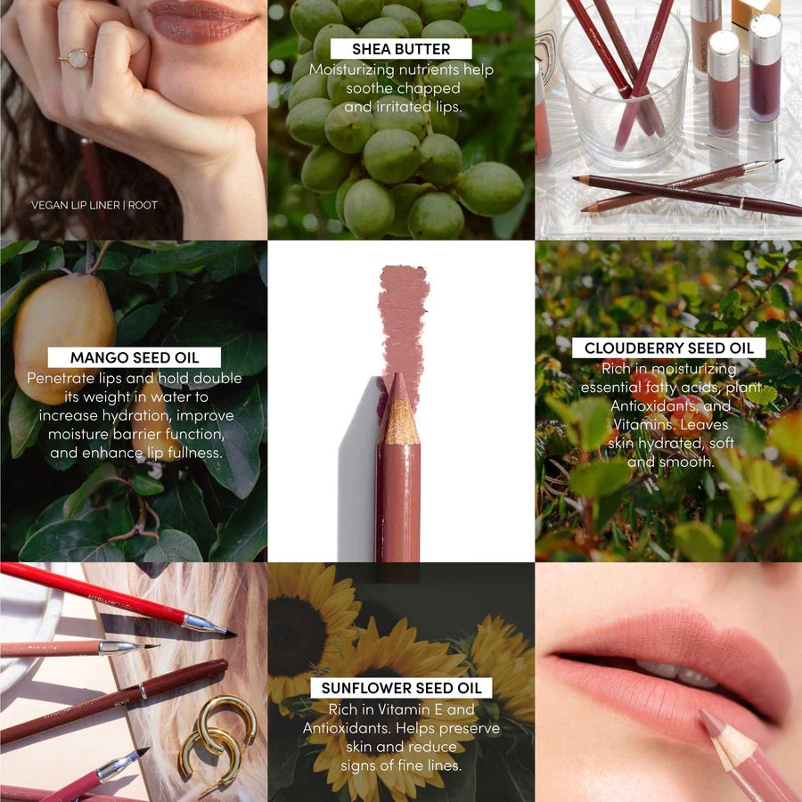Vegan Lip Liner - Root | Fitglow Beauty