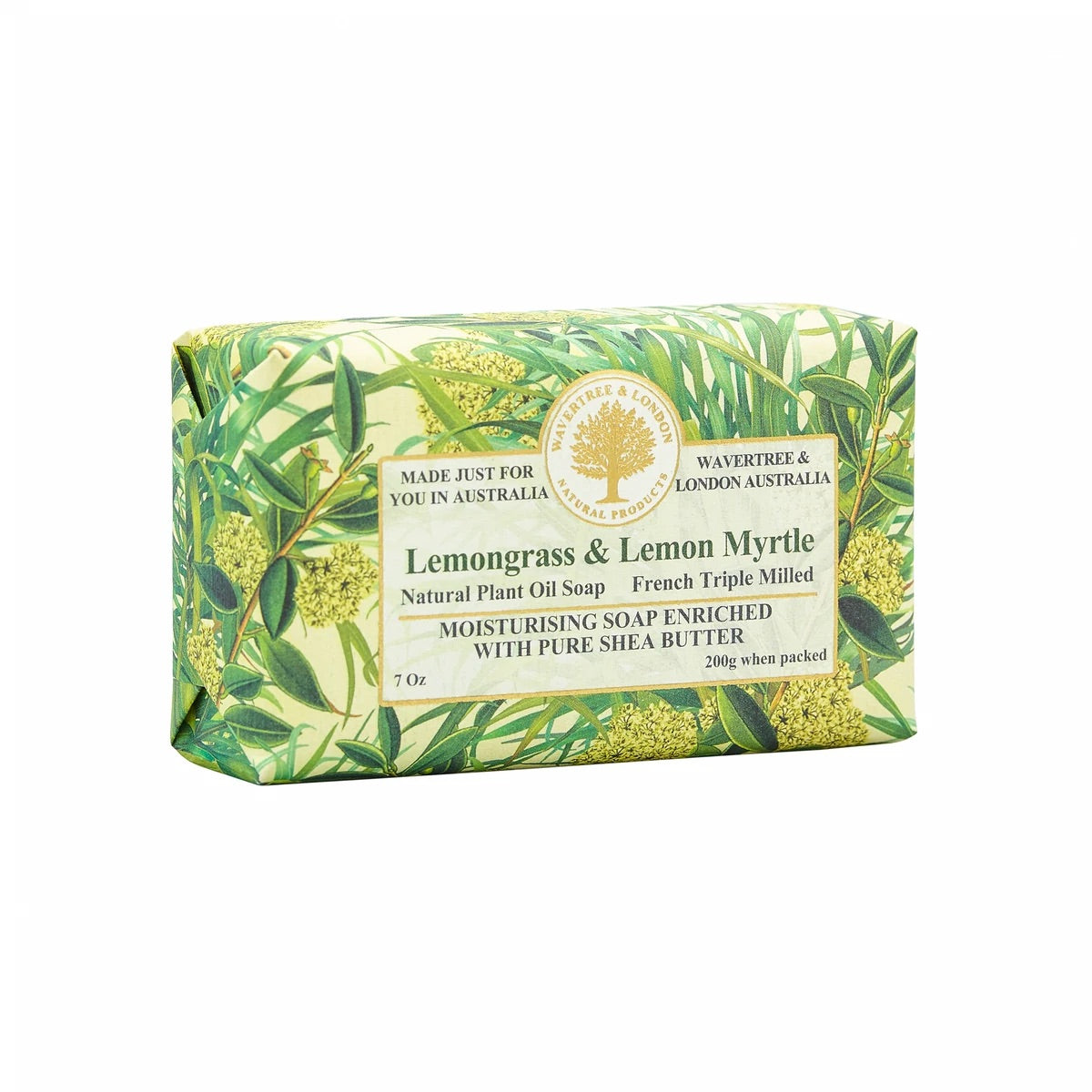 Lemongrass & Lemon Myrtle Soap Bar