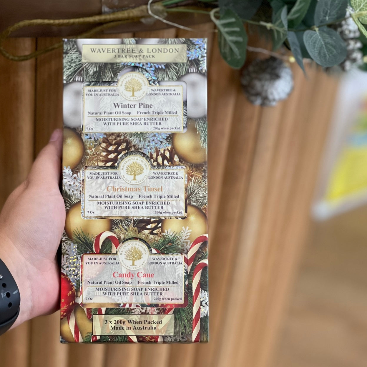 Trio Soap Bar Gift Set Christmas