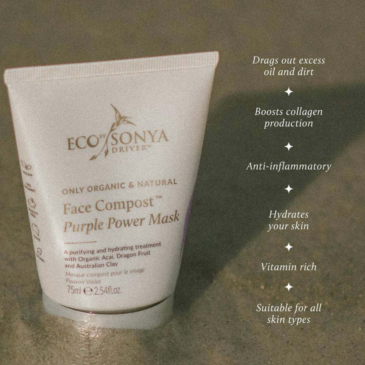 Face Compost Purple Power Mask | Eco By Sonya