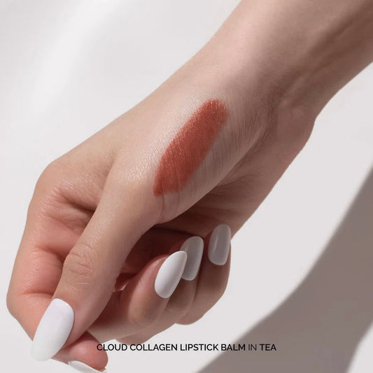 Cloud Collagen Lipstick + Cheek Balm - Tea | Fitglow Beauty