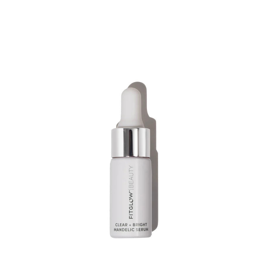 Clear + Bright Mandelic Serum Drops - Travel Size | Fitglow Beauty