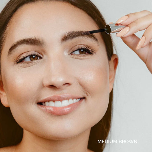 Plant Protein Brow Gel - Medium Brown | Fitglow Beauty