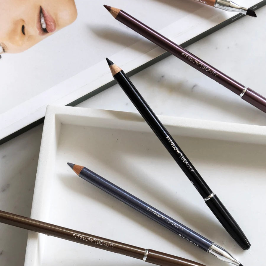 Vegan Eyeliner Pencil - Black | Fitglow Beauty