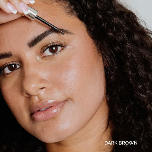 Plant Protein Brow Gel - Dark Brown | Fitglow Beauty