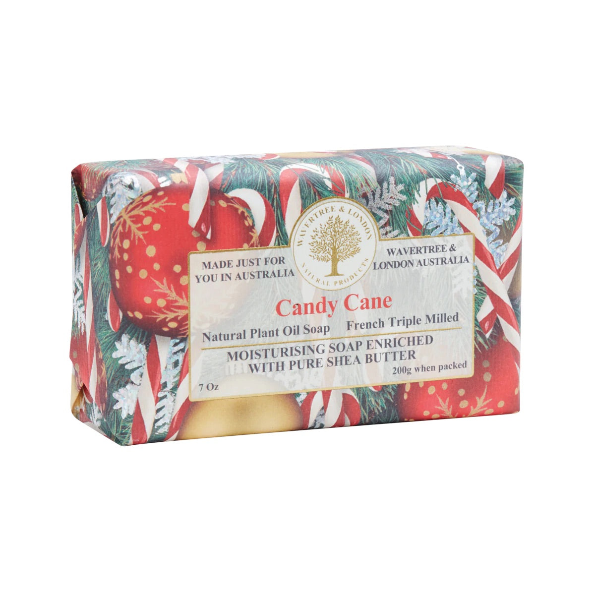 Candy Cane Soap Bar