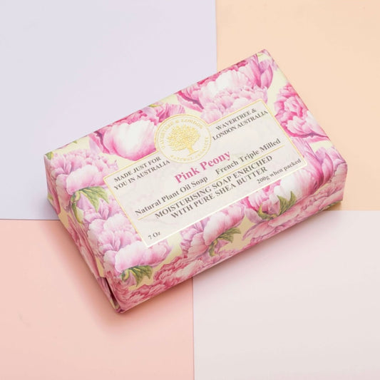Pink Peony Soap Bar