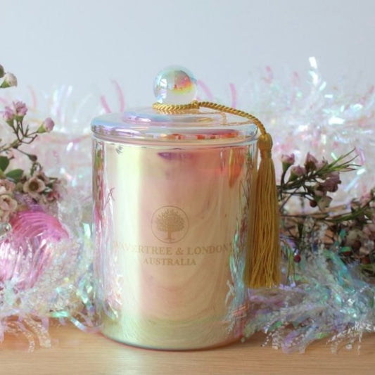 Christmas Tinsel Candle