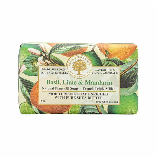 Basil, Lime & Mandarin Soap Bar