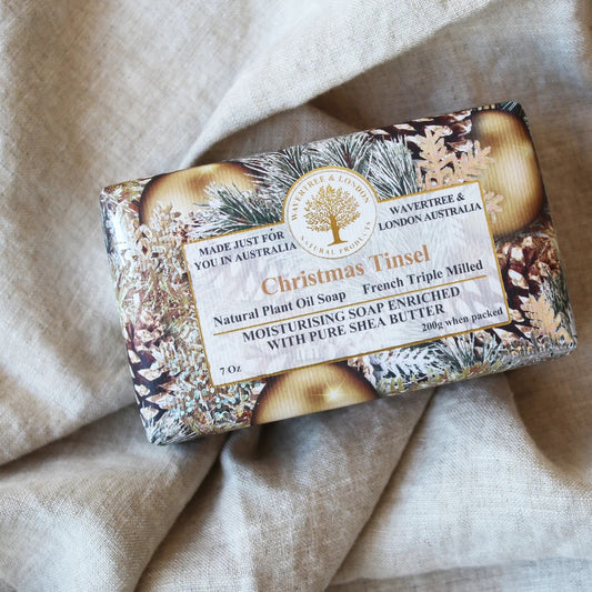 Christmas Tinsel Soap Bar