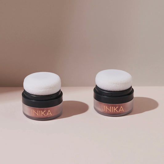 Organic Mineral Blush Puff Pot - Rosy Glow | Inika