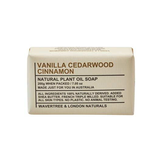 Vanilla, Cedarwood and Cinnamon Soap Bar
