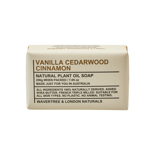 Vanilla, Cedarwood and Cinnamon Soap Bar