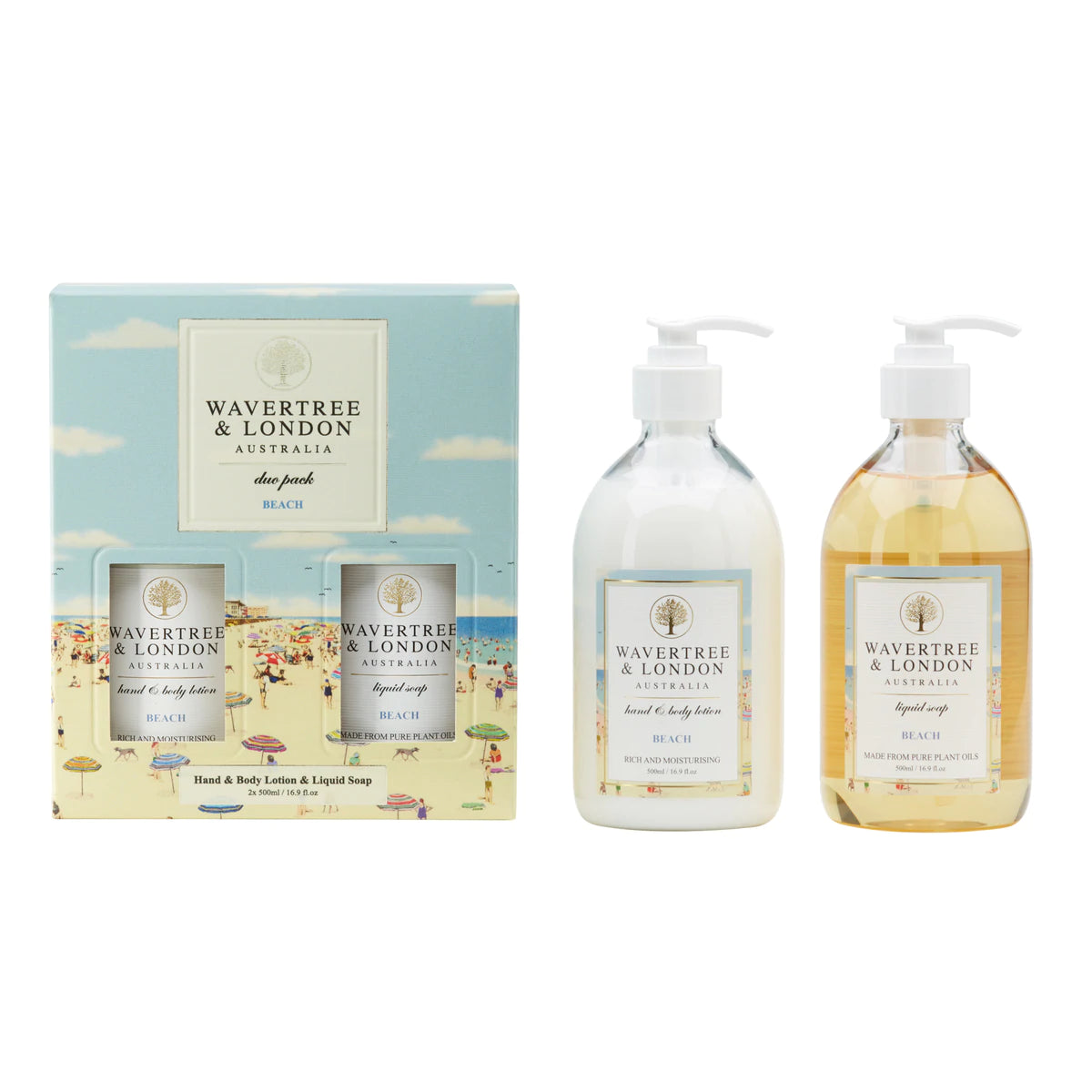 Duo Liquid Soap and Lotion Gift Pack - Beach