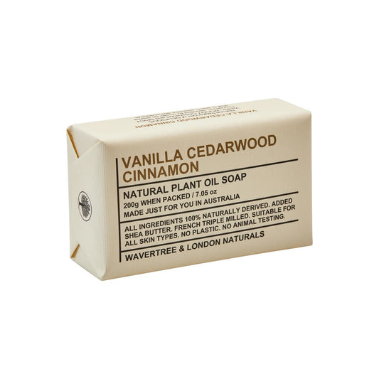 Vanilla, Cedarwood and Cinnamon Soap Bar