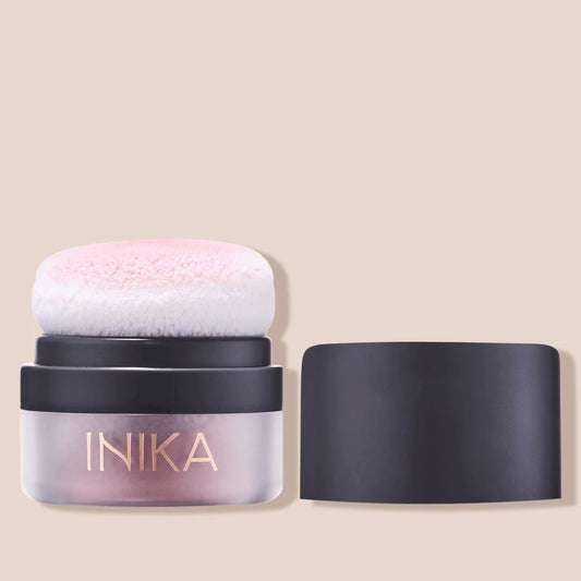 Organic Mineral Blush Puff Pot - Rosy Glow | Inika